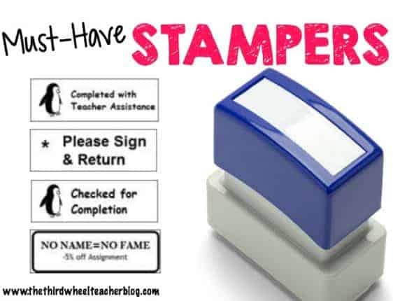 Must Have Stampers for Teachers