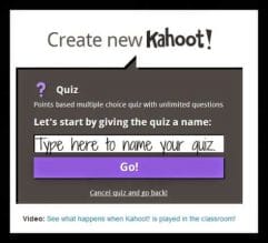 Name Your Quiz kahoot