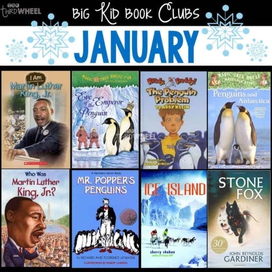 Big Kid Book Clubs for January