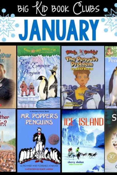 Monthly book clubs are a great way to get kids reading regularly and frequently switching the content. But, it seems like every season, holiday, and month just has TOO MANY book choices! That's what I'm now sharing my top picks for big kids book club every month! Check out the January book club picks in this post.