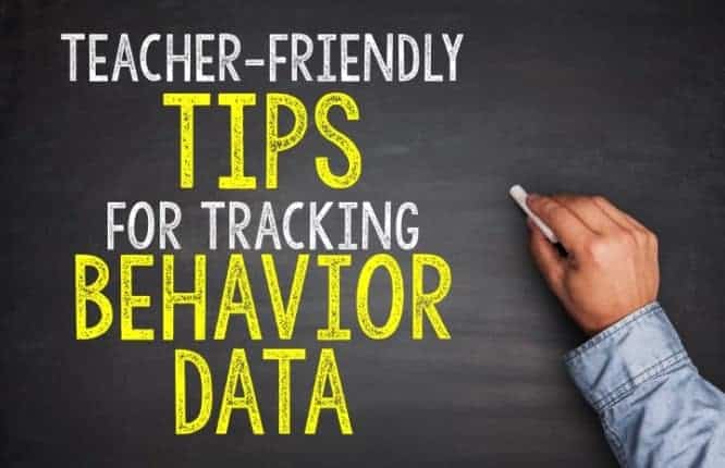 teacher-friendly behavior data