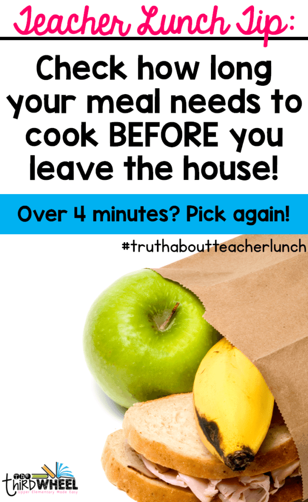Truth about Teacher Lunch