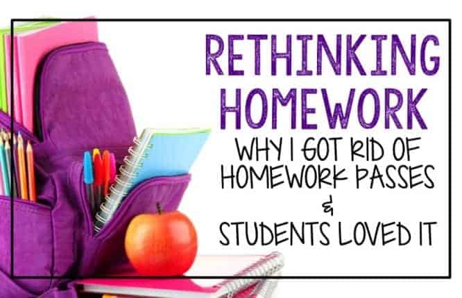 Why you should rethink homework passes and what you should consider trying instead