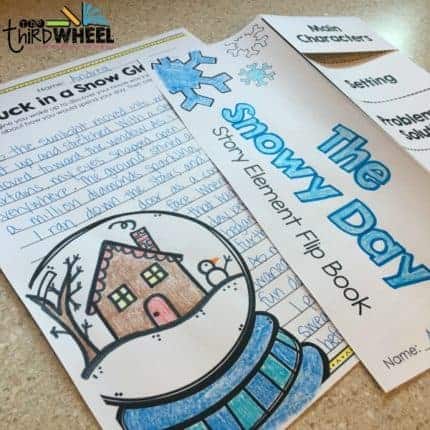 No Prep Sub Plans - Reading Foldable & Writing