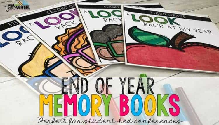 End of Year Memory Books - The Third Wheel Teacher