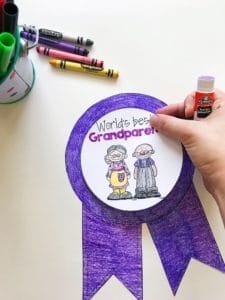 Grandparents Day Writing Craft - Final Product - The Third Wheel
