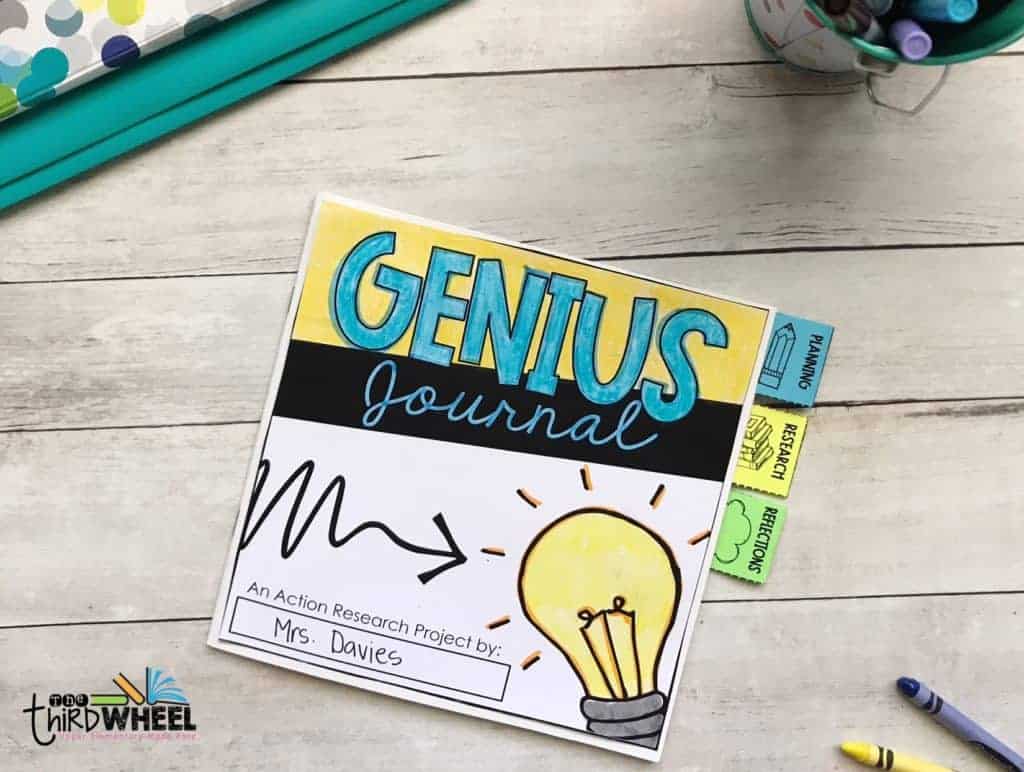 Genius Hour Journal - Genius Hour Planning Guide - The Third Wheel Teacher