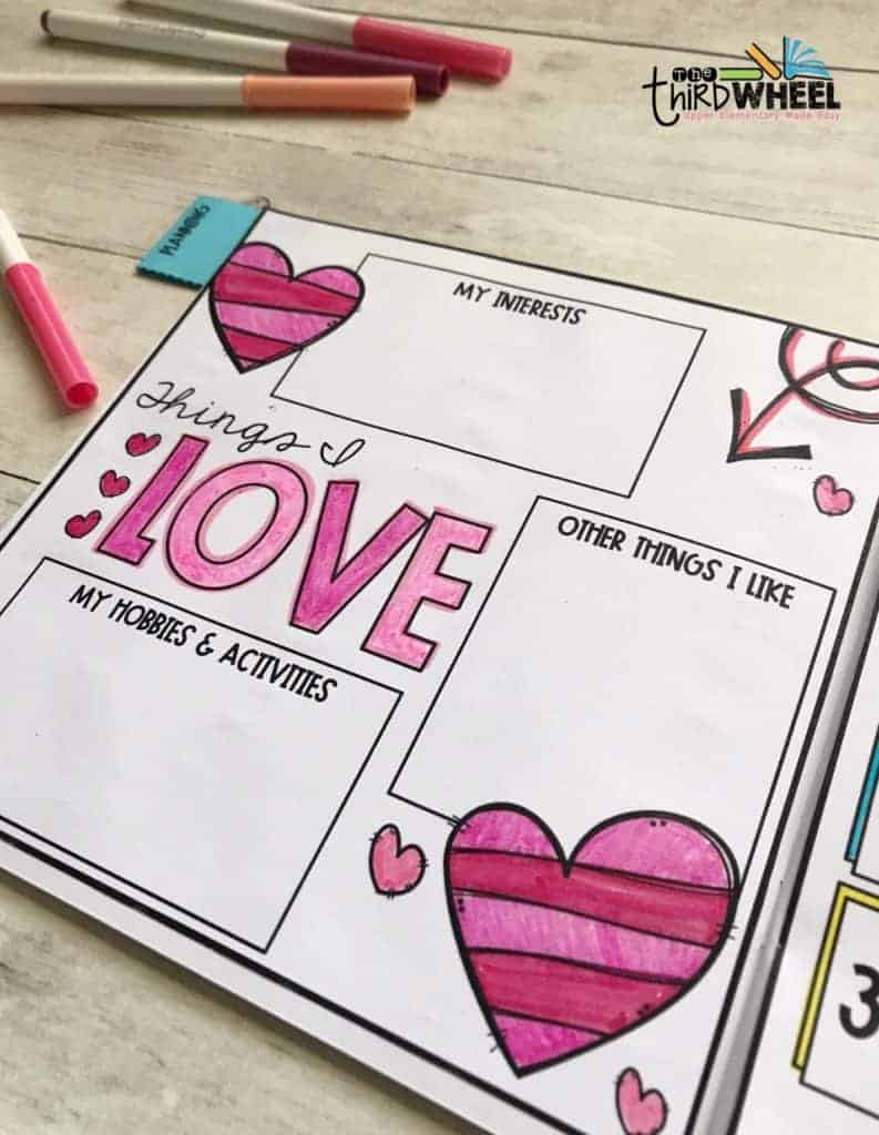 Things I Love - Genius Hour Planning Guide - The Third Wheel Teacher