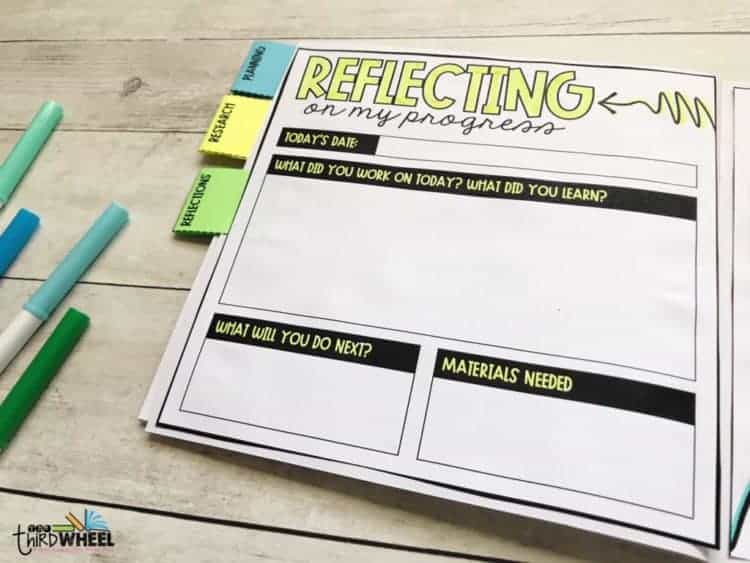 Weekly Reflection - Genius Hour Planning Journal