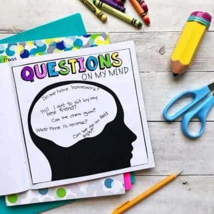 Questions for Teacher - All About Me