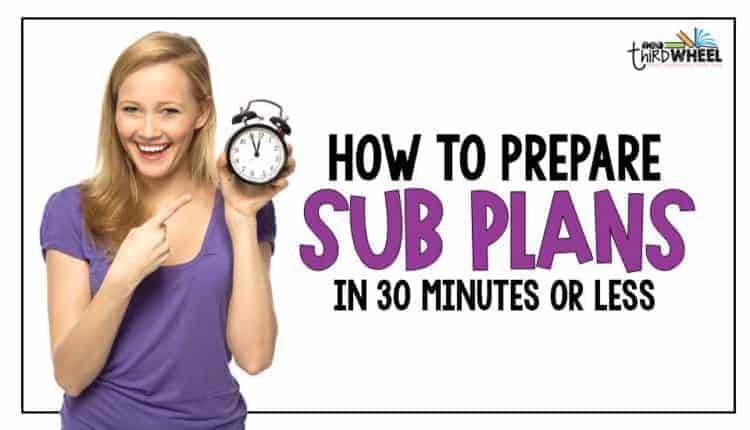 Preparing for a substitute