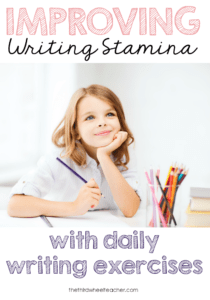 Writing Stamina Activities