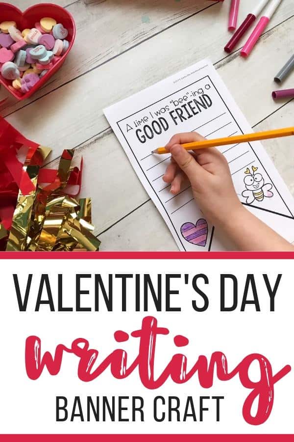Valentine's Day Writing Craft for Kids