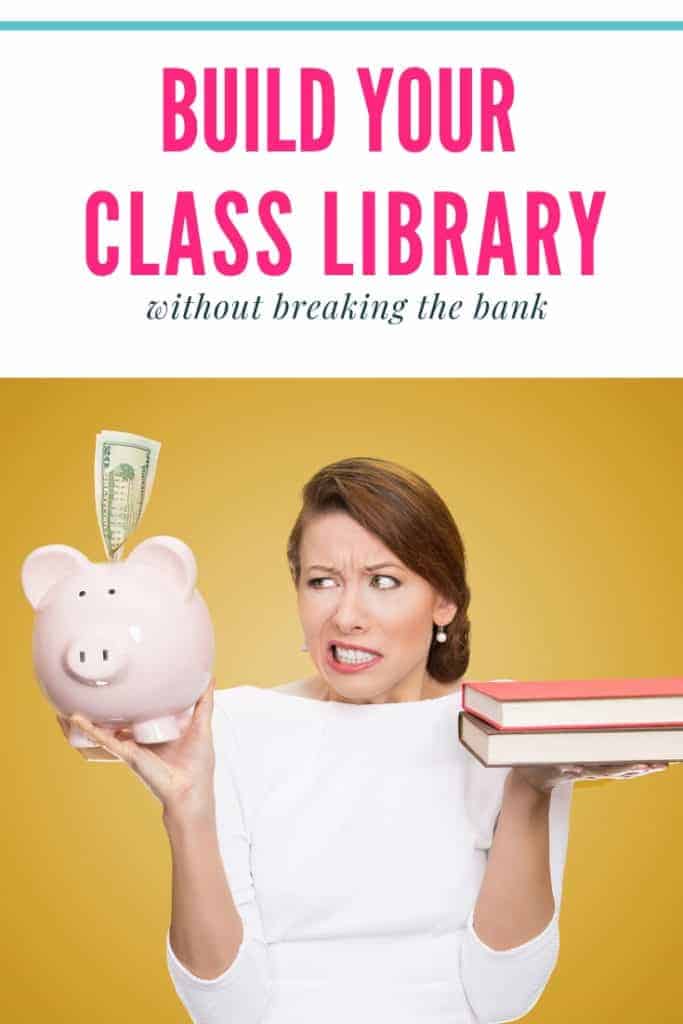 Find out how to build your classroom library without spending a ton of money. I've shared 10 inexpensive ways to get books for your class.