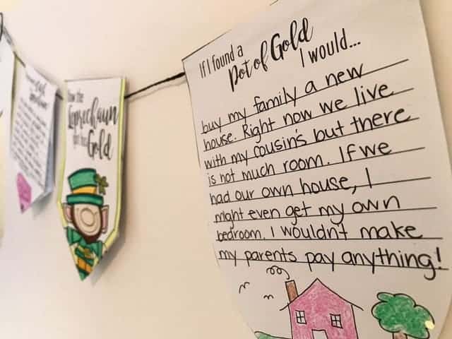 St. Patrick's Day Writing Craft