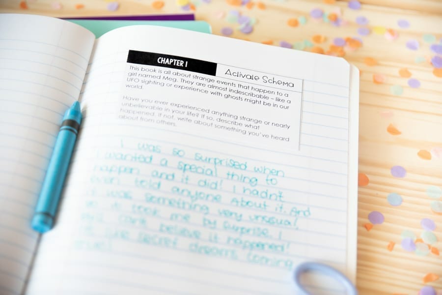 A Wrinkle in Time Novel Study Unit Your Learners Will Love 5 A Wrinkle in Time Comprehension Reading Journal