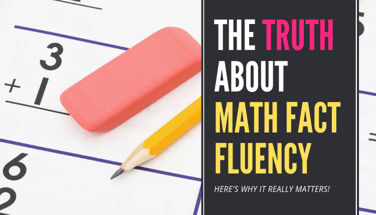 building math fact fluency 