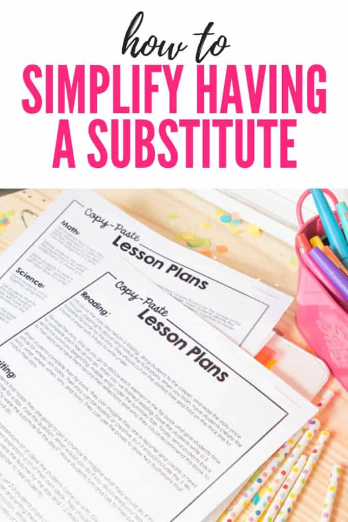 How to simplify having a substitute