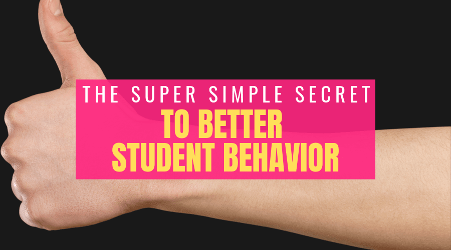 Using praise in the classroom - the secret to better beahvior