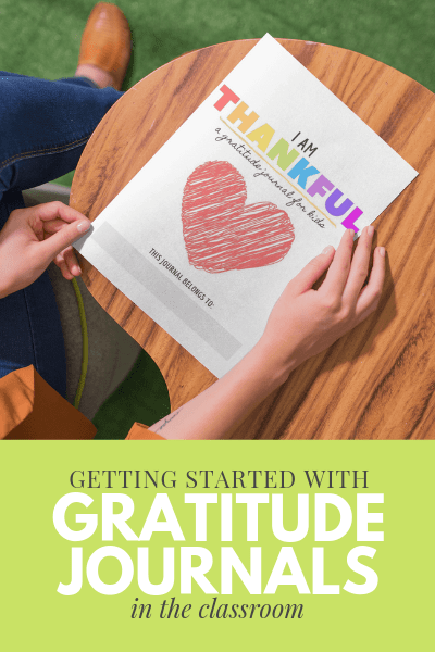 How to Use Gratitude Journals in the Elementary Classroom thanksgiving activities