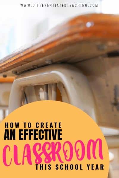 Creating an Effective Classroom - Differentiated Teaching