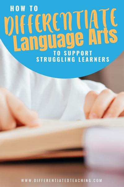 How to Differentiate Reading Activities to Help Struggling Learners