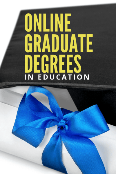 Online graduate degrees in education for teachers