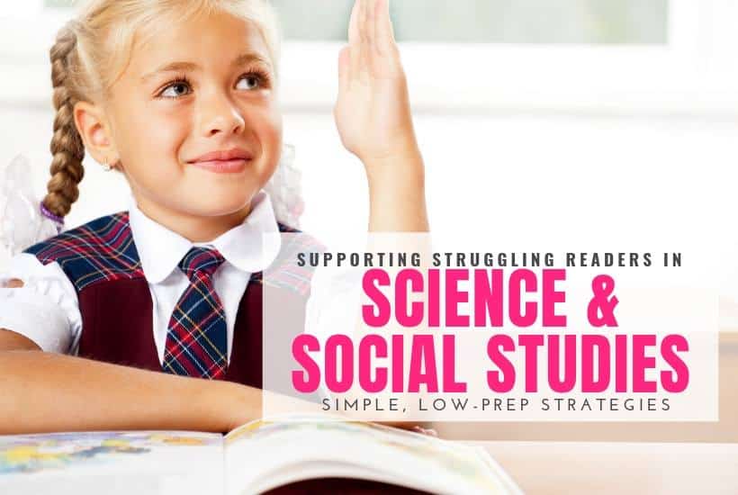 Strategies to Support Struggling Learners in Science Social Studies accommodations for struggling readers