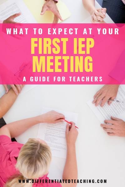 What to Expect at your first IEP meeting as a teacher