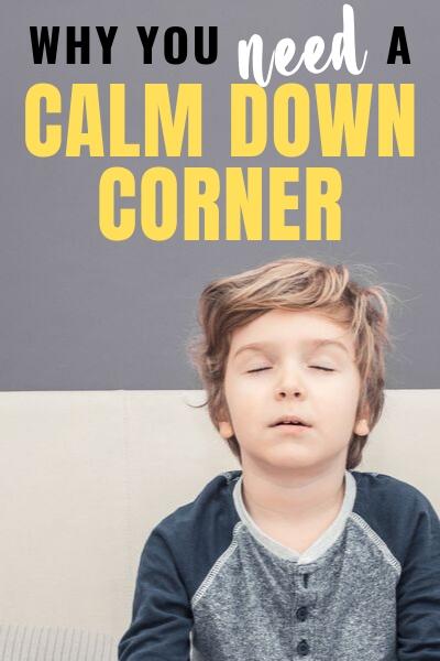 Why you need a calm down spot cool down spot, calming corner