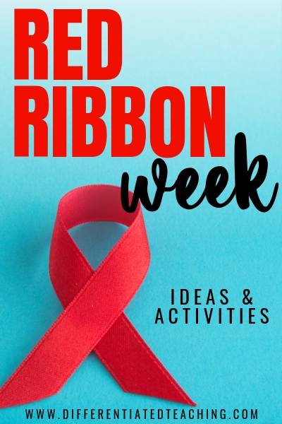 red ribbon week bulletin board ideas