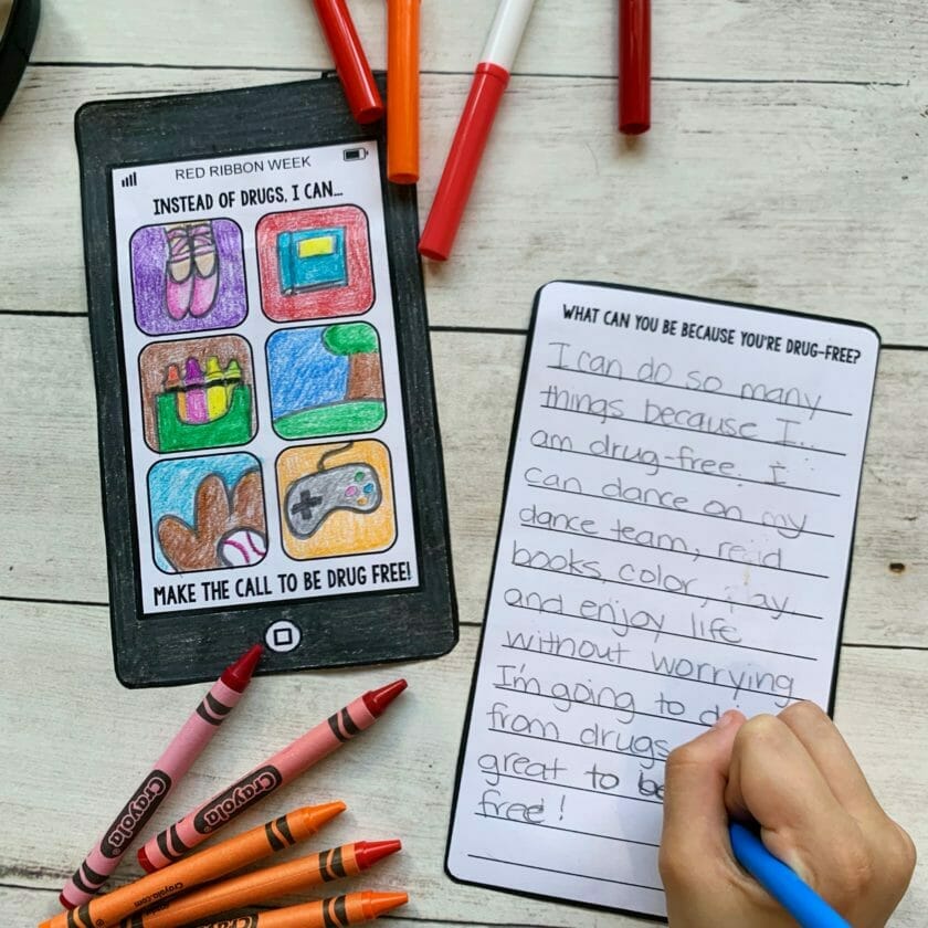 October teaching ideas for Red Ribbon Week activities