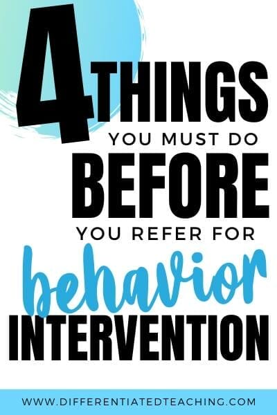 4 things to do when youre considering behavior intervention behavior intervention