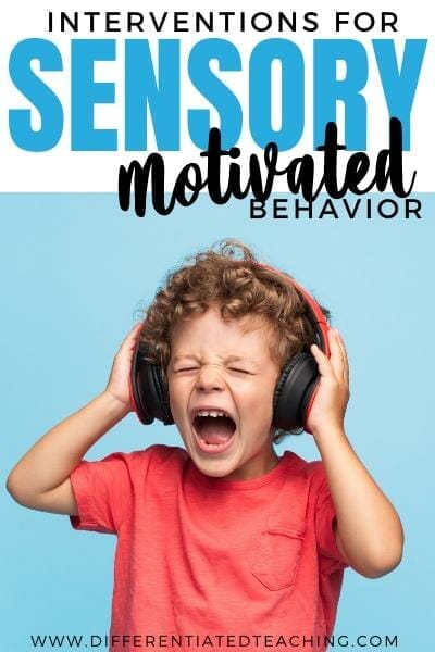 interventions for sensory behaviors
