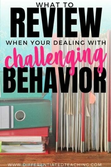 Records to Review for Behavior intervention Plans behavior intervention