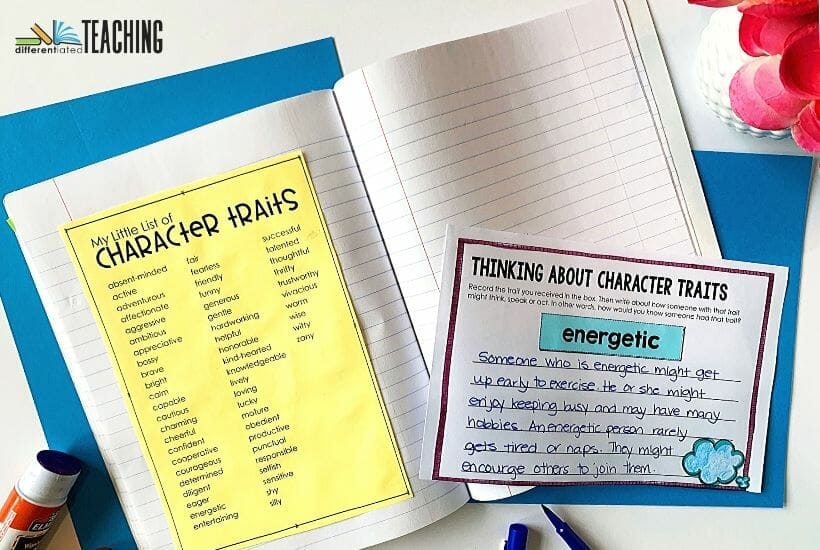 How to Teach Character Analysis + Free Character Traits List Printable 4 character traits list pdf