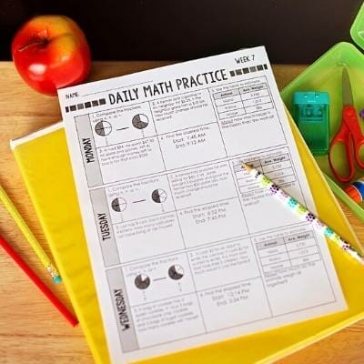 math spiral review
