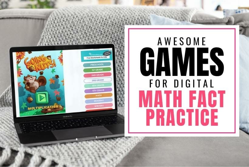 Awesome Math Fact Games - mathfact games for kids
