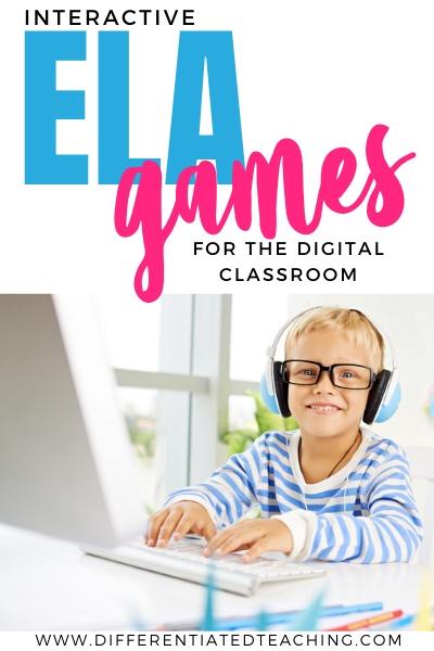 Interactive ELA Games for Digital Learning 