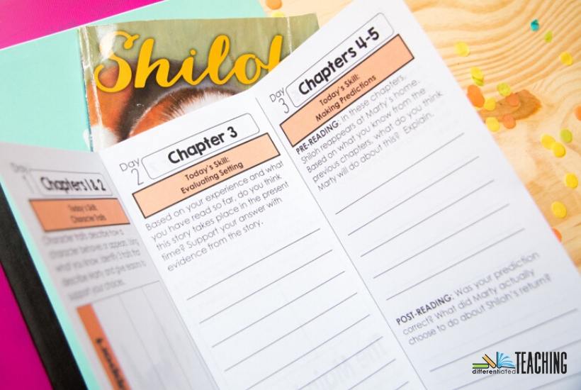Shiloh Discussion Questions and Reading Comprehension Prompts