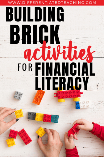 Building Bricks to Teach Financial Literacy building brick math