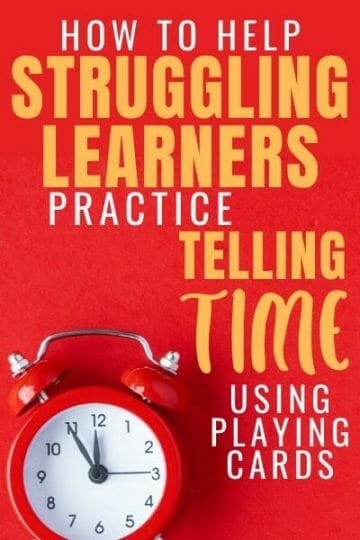 hOW TO PRACTICE TELLING TIME WITH PLAYING CARDS
