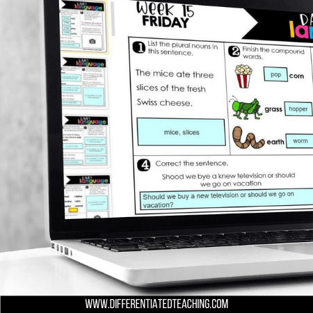 Language Spiral THUMBNIALS punctuation