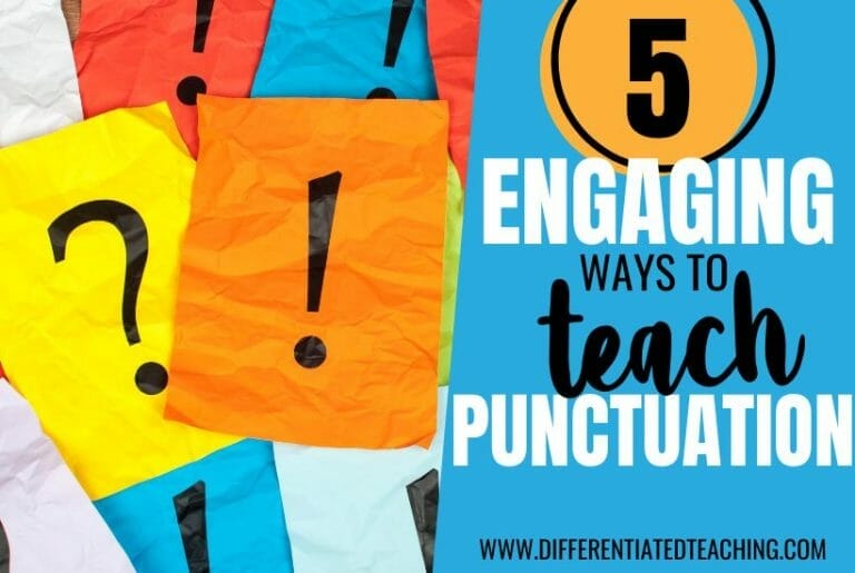 5 engaging ways to teach punctuation that your students will love