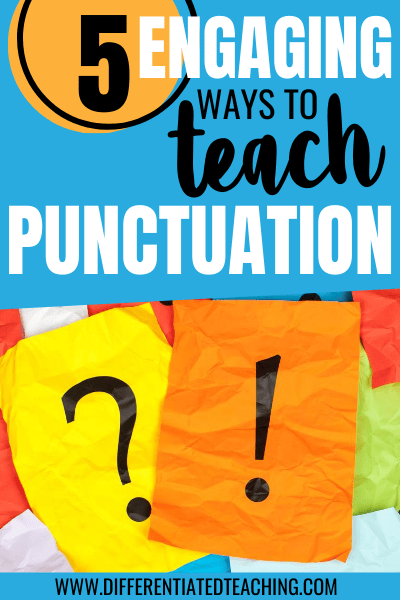 engaging ways to teach punctuation