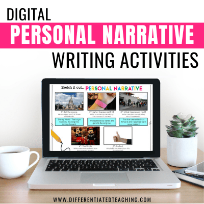 Digital Personal Narrative Writing Activities
