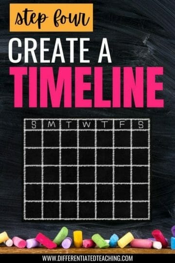 NOVEL STUDY PLANNING STEP FOUR CREATE YOUR TIMELINE USING CALENDAR