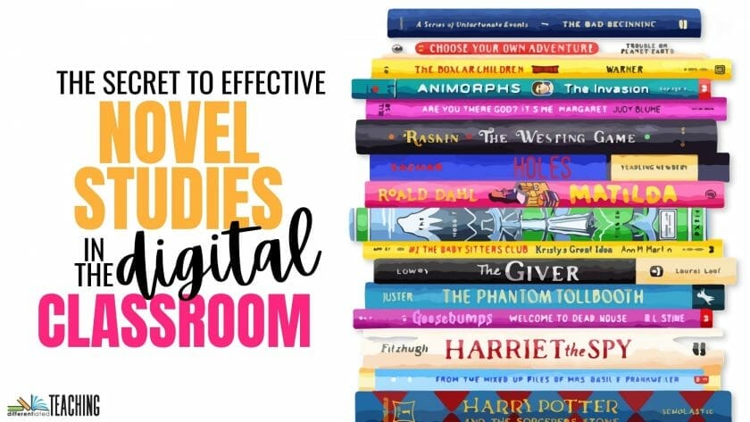 STACK OF NOVELS FOR A NOVEL STUDY