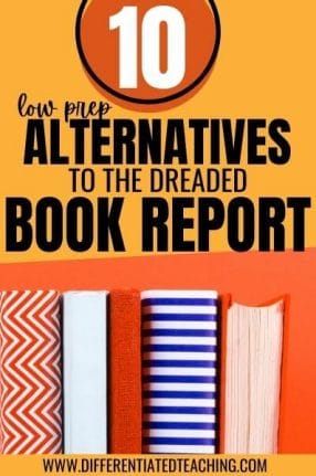 10 Alternatives to Book Reports book report alternatives, post-novel activity