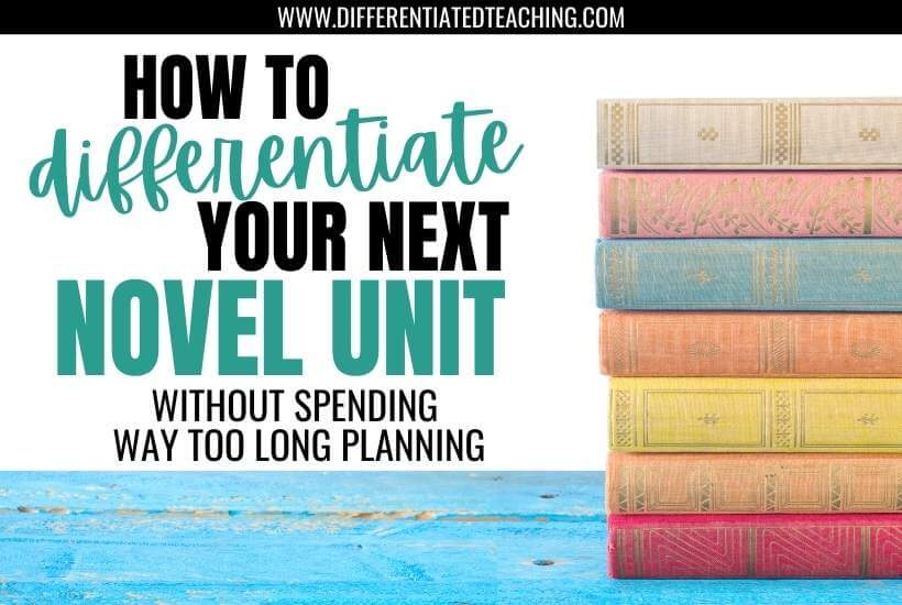 differentiate your novel unit